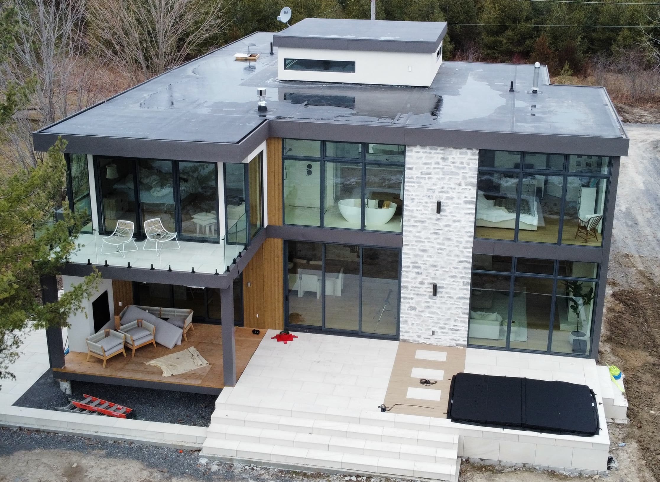 Elegant house facade